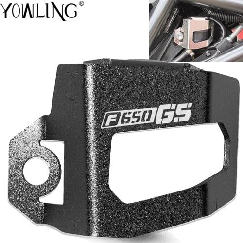 For BMW F650GS F650 GS 2008 2009 2010 2011 2012 Motorcycle Rear Brake Pump Fluid Tank Reservoir Guard Protector Cover OIL CUP