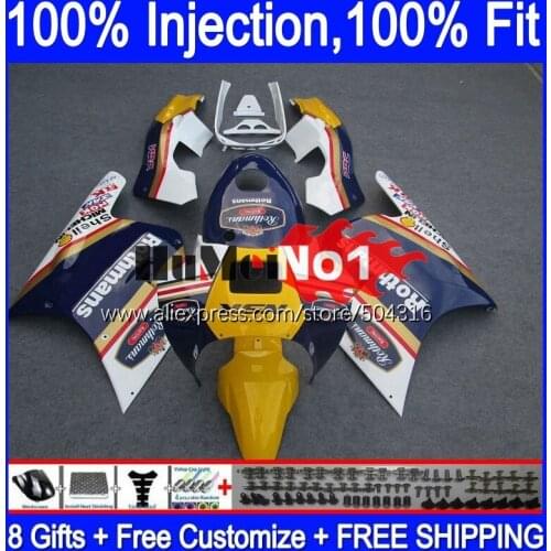 Injection For HONDA NSR250R MC28 1994 1995 1996 1997 1998 1999 133MC.4 Blue yellow NSR 250 250R NSR250 R 94 95 96 97 99 Fairing
