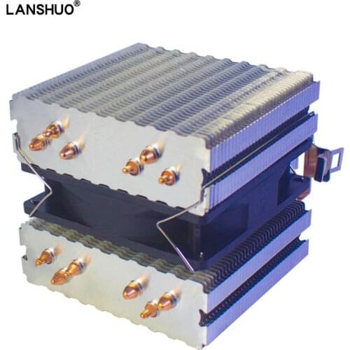 LGA X79 X99 Cooler Cpu RGB Intel Amd Processor heat sink 6Heatpipe 90mm 3Pin Cpu Fan Radiator Cooling For 775 1155 1366 Am3+ Am4