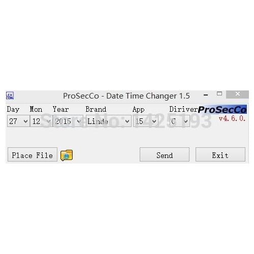 Linde/Jungheinrich/Still/Liebherr/Widos/Valtra/Clark - Date and Time Changer 2014v1.6