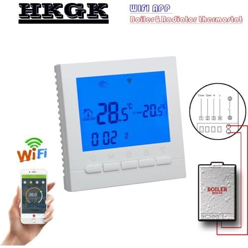 Smart thermostat-EU Gas Boiler Heating Multifunction with WIFI APP Remote Controls Thermostats Programmable