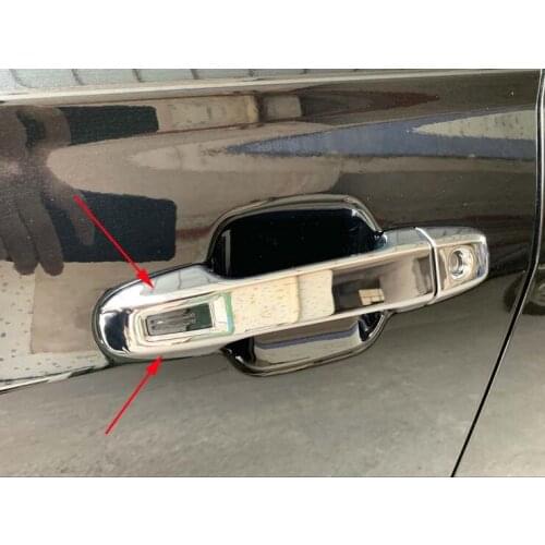 Chrome Door Handle Cover Trims New For 2019-2021 Subaru Forester Smart Keyhole