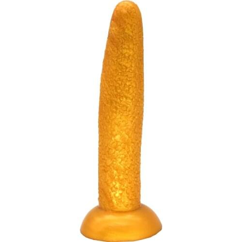 NNSX Realistic reed anal plug Massage stick with surface particles Lesbian silicone colored sex toys Confidential delivery