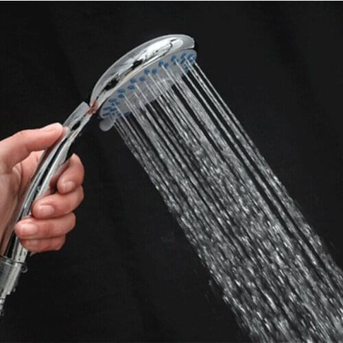1PC Adjustable Jetting Shower Head Bath Shower Water Saving Handheld Bathroom Adjustable 5 Modes SPA Shower Bath Head