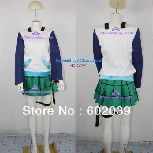 Rosario+Vampire Mizore Shirayuki cosplay costume include belts GOOD quality ACGcosplay
