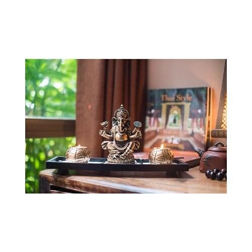 Sculpture Wild Geneisha Thai court style decor Zhaocai crafts desktop decorations trunk God resin