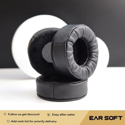Earsoft Replacement Ear Pads Cushions for Pioneer DJ HDJ-X5K Headphones Earphones Earmuff Case Sleeve Accessories