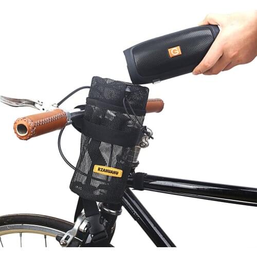 MTB Bike Kettle Bag Road Bicycle GOLF Speaker Hanging Holder Pouch Handlebar Bottle Mesh Bag Cycling Equipment