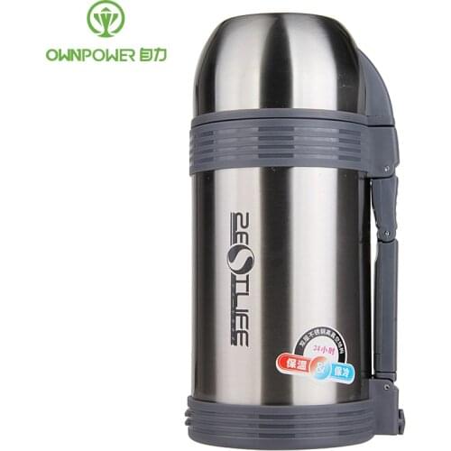 OWNPOWER 1000ml Thermoses Big Capacity Stainless Steel Vacuum Flasks Outdoor Camping Sport Kettle Kitchen Drinkware Bottle Gift