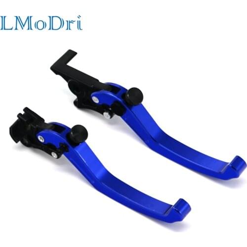 LMoDri New Motorcycle Brake Lever Scooter Moped Accessories For GY6 Refit Adjustable CNC Disc/Drum Hand Brake-horns 6 Color