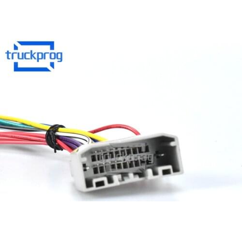 TruckProg ISO Radio Adaptor Cable for CHRYSLER 2008+ for DODGE 2008+ for JEEP Wrangler 2007+ Car Stereo Wiring Adapter Plug