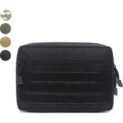 Outdoor Tactical Pouch EDC Nylon Molle Utility Organizer Toolkit Knife Storage Bag Waterproof Hunting Field Pack