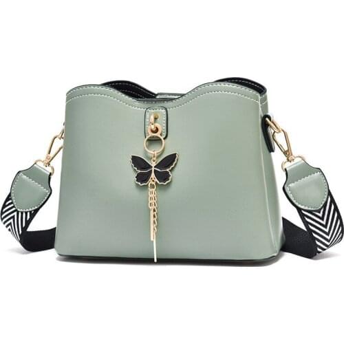 Winmax Luxury Shoulder Bags Girls Butterfly Designer PU Leather Handbag Messenger Female Bag Crossbody Bags For Women sac a main