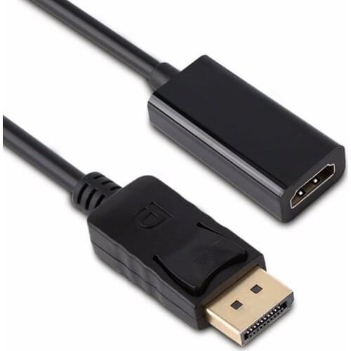 1PC DP Display Port Male To HDMI-compatible Converter Adapter for PC HP/DELL /Lenovo wire DP Male to HDMI-compatible Female