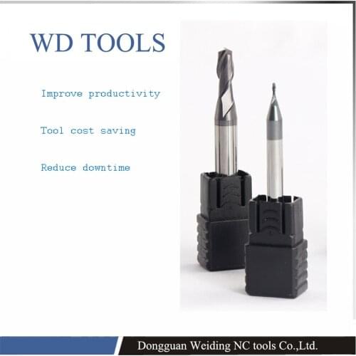 14.0X100LX14D 1pcs standard package power tool longlife carbide end mill surface slot millings