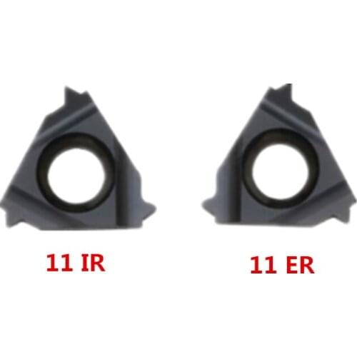 10pcs 11ER A55 11IR A55 11ER A60 11IR A60 11IR 1.0/1.5/2.0 ISO Threading insert CNC lathe tools Carbide alloy blade For steel