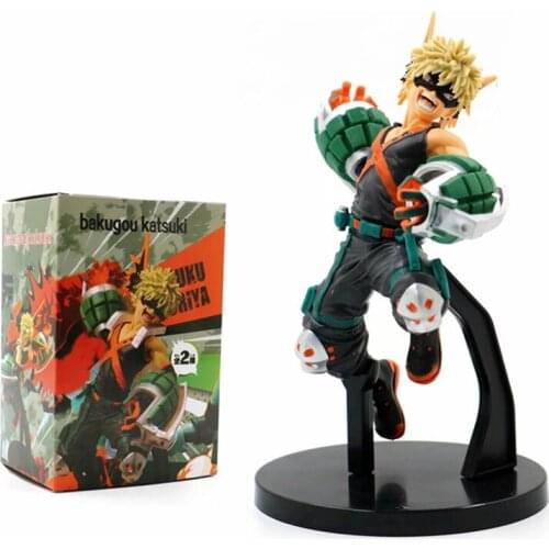 19CM My Hero Academia Action Figure All Might Bakugou Katsuki Figure Boku No Hero Academia Figurine Collection Model Toy