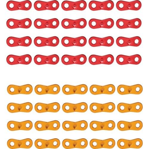 20pcs Outdoor Tent Wind Rope Buckle 2 Hole Guyline Adjuster Cord Hook Rope Buckle Camping Equipment Fixed Buckle Fastener Kit