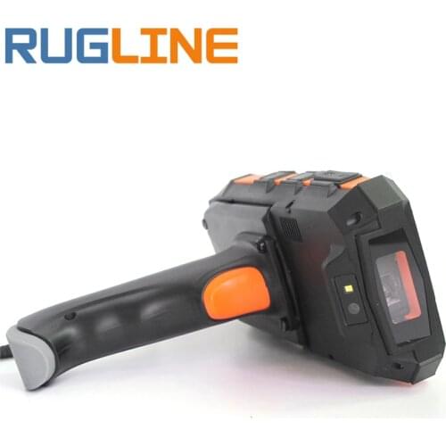 5" Rugged 4G WIFI Mobile Data Collector Android 7.0 Handheld PDA Terminal 1D 2D Barcode Scanner with Pistol Grip SIM PSAM card