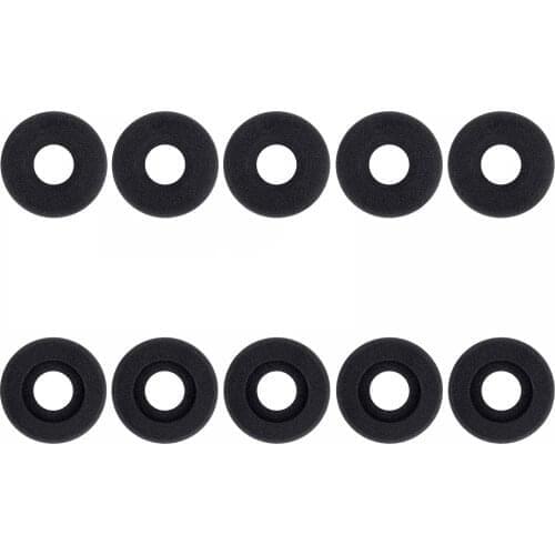 Free Shipping 10pcs=5 pairs Black Replacement Ear pads foam headset cushions for Plantronics Supra series Headsets