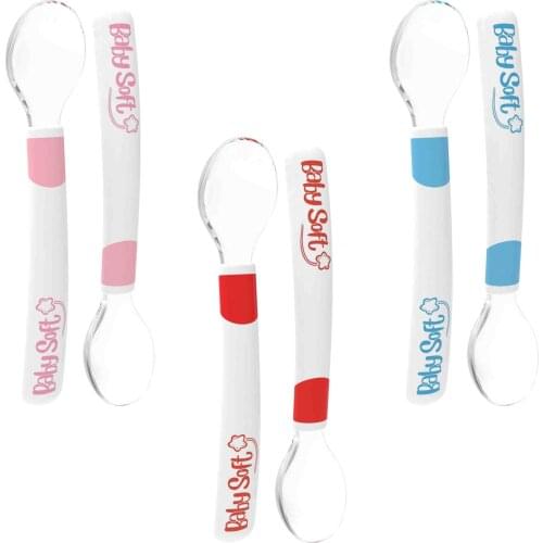 Babysoft Silicone Feeding Spoons
