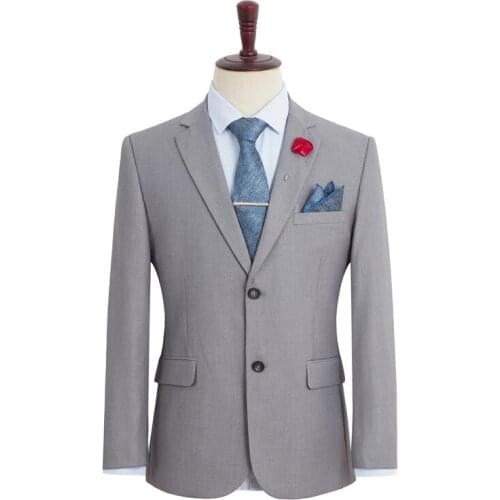 Oversize 6XL 7XL 8XL 9XL Mens light gray blazer 2021 autumn new Mens business casual fashion single suit