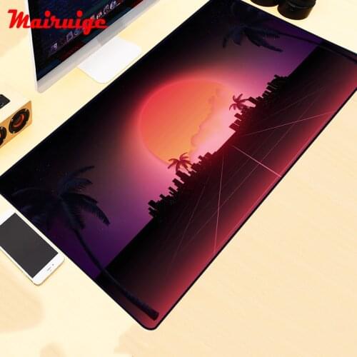 Cartoons Large Mouse Pad PC Laptop Keyboard Gamer Anime Sunset Mousepad Desk Mat Gaming Room Accessories Kawaii Table Pad Carpet