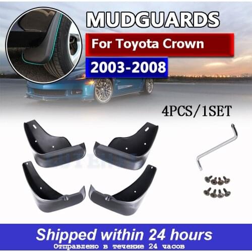 For Toyota Crown 2005-2009 Mud Flaps Splash Guard Cover Mudguard Car Fenders Splasher Mudflap auto accessories