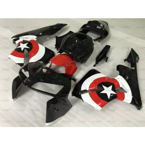 CBR 600 RR 2005 - 2006 Fairing CBR600 RR 05 Body Kits for Honda CBR600RR 05 Black Red Star Full Body Kits
