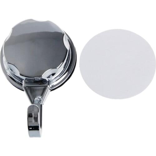 Chromed Suction Cup Kitchen Hooks for Towel Hooks Bathroom Wall Vacuum ventosa Hooks & Rails