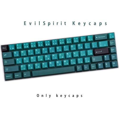 Evil spirit PBT Keycap 130 Keys keycaps Cherry Profile DYE-SUB Personalized GMK Evil spirit Keycaps For Mechanical Keyboard