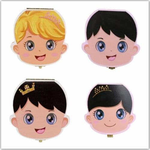 Hot sale Tooth Box organize for baby boy Milk teeth Save Wood storage box for kids boy bast dentes de leite organizador hot