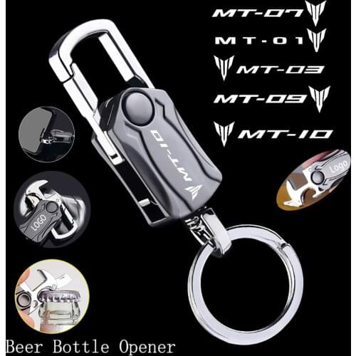 Finger Gyroscope Mens Multifunctional metal Keychain for Yamaha MT01 MT09 MT07 MT10 MT03 MT 01 09 07 03 10 MT-01 MT-10 MT-03