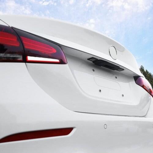 Fit for Mercedes Benz A Class V177 Sedan 2019 2020 Car Accessories Steel Chrome Car Rear Trunk Lid Decor Cover Trim 1pcs