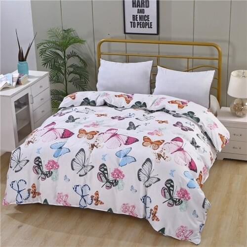LAGMTA 1pc 100% cotton high-grade printed zipper duvet cover Available in a variety of sizes and custom sizes