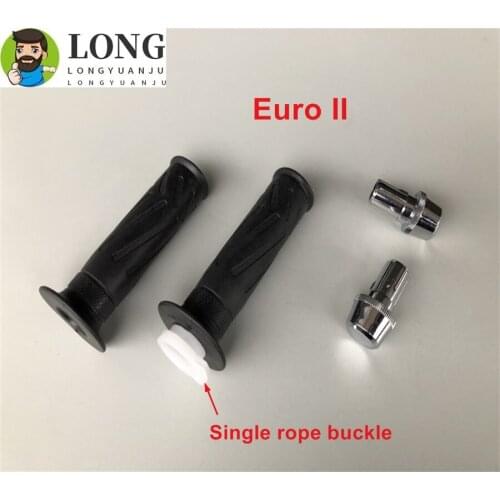 Motorcycle Rubber Handlebar Handle Bar Grip Motorbike Handlebar End Plugs Grip Bar End Caps Slider For Yamaha YBR125 YBR 125cc