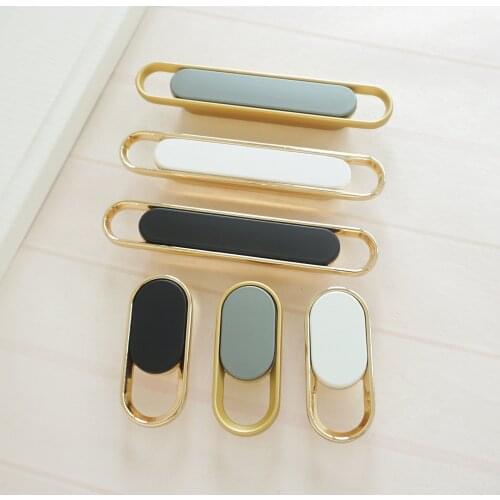 2.52''Zinc alloy Furniture Knob and Handles Wardrobe Cupboard Handle Drawer Cabinet Pulls Simplicity Knob Furniture Hardware