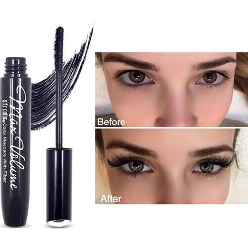 Curling Mascara Eye Makeup Black Natural Thick Lengthening Eye Lashes Long Lasting Waterproof Smudgeproof Mascara Makeup TSLM1
