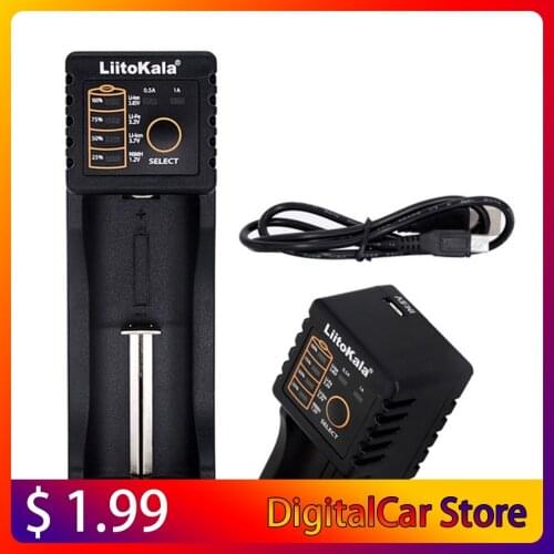 Liitokala Lii-100B 18650 Battery Charger 26650 21700 14500 10440 NiMH li-ion Ni-Cd Smart Universal Battery Charger