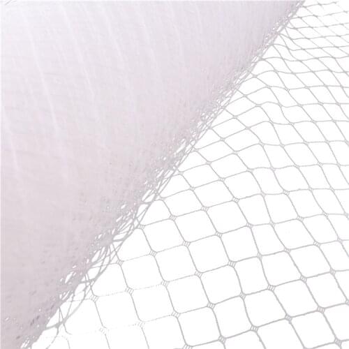 White or 26 Colors 10"25CM Birdcage Veil Fascinators Veiling Millinery Hats Bridal Netting DIY Hair Accessories Decor 10Yard/Lot
