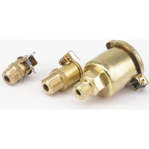 10PCS Outer Diameter 10/11/13/16/20/24mm M10x1mm Male Brass Grease Oil Cup Oiler Spring Flip Caps for Hit Miss Engine Motor