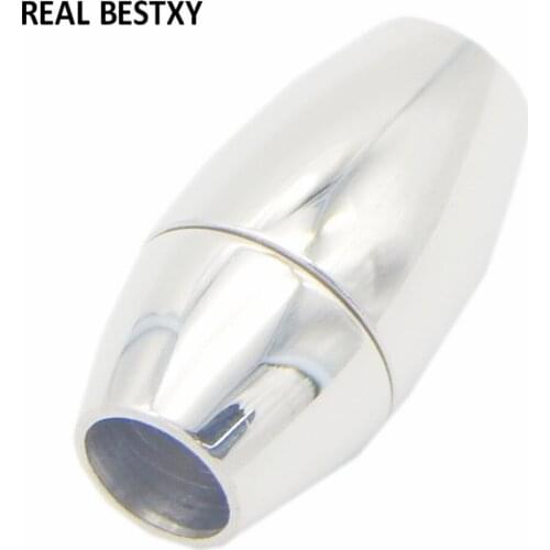 20pcs/lot engrave logo hole:6/7/8mm Magnetic Clasps Fit Leather Cord Bracelets End Caps Connectors Diy Jewelry Making clasps