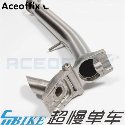 S stem for Aceoffix chrome molybdenum steel folding head handle handbar nickel-plated