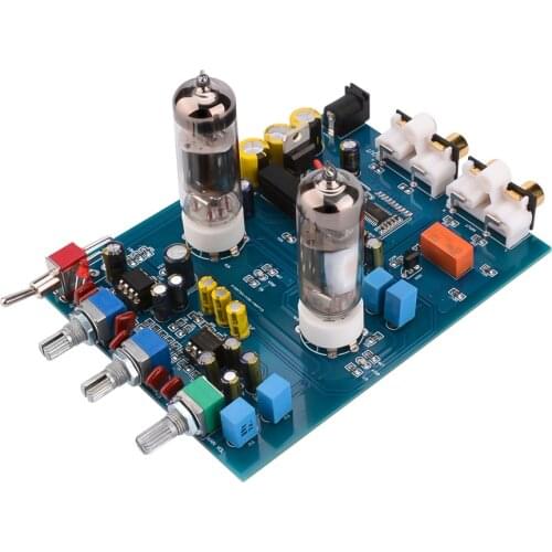 AIYIMA 6j5 Vacuum Tube Preamp Amplifier Bluetooth 4.2 Tone Board Stereo Preamplifier Board With JRC5532 For DIY Home Theater