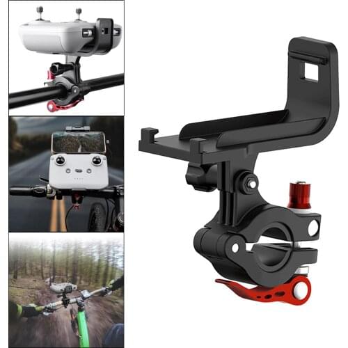 Drone Remote Control Bike Holder Support for DJI Mavic Air 2 Handlebar Clip Mount Aerial Photography