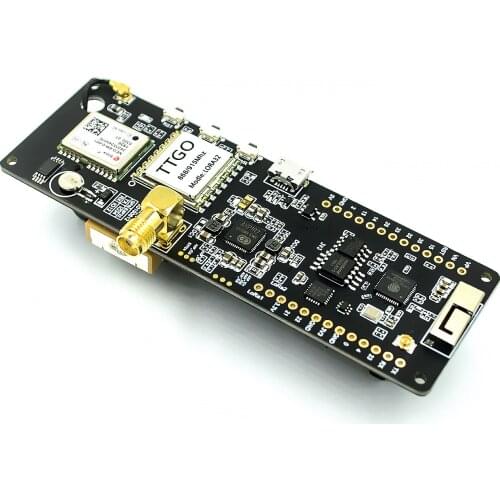 ESP32 433/868/915Mhz WiFi wireless Bluetooth Module ESP 32 GPS NEO-6M SMA LORA 32 18650 Battery holder with SoftRF