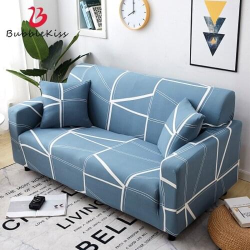 Bubble Kiss Nordic Print Sofa Cover Universal Stretch Sofa Covers Polyester All-Inclusive Couch Cover Dust Proof Furniture Cover
