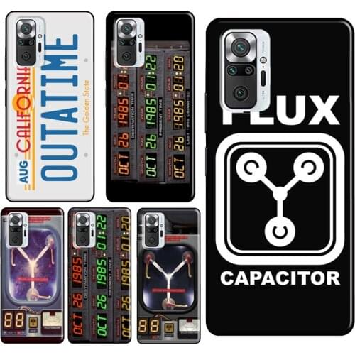 Back to the Future Flux Capacitor Case For Xiaomi Redmi Note 10 Pro 7 8 9 Pro Note 9S 8T Cover For Redmi 9 9A 9C 9T 7A 8A