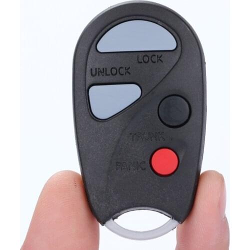 Four-button Black Car Key Remote Control Key Replacement Shell Suit For Nissan Sunshine A33 A32 Car Key Accessories Replacement