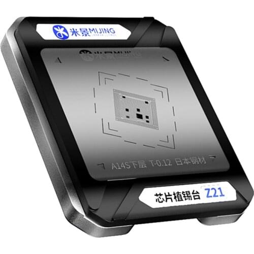 MJ Mijing Z21 8-in-1 CPU Reball Kit For A8 A9 A10 A11 A12 A13 A14 A14S Repair Kit With Stencil